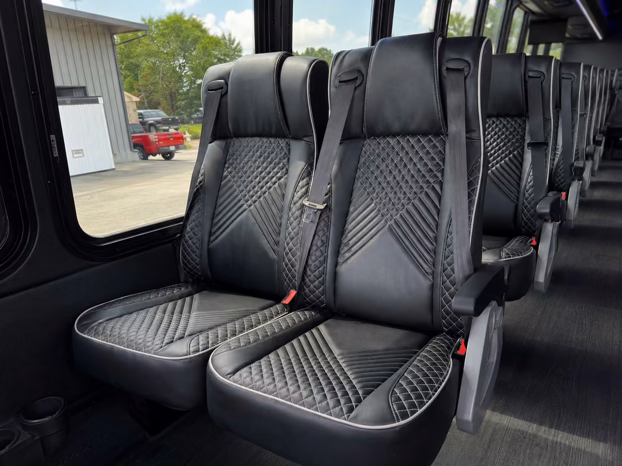 baton rouge charter bus interior