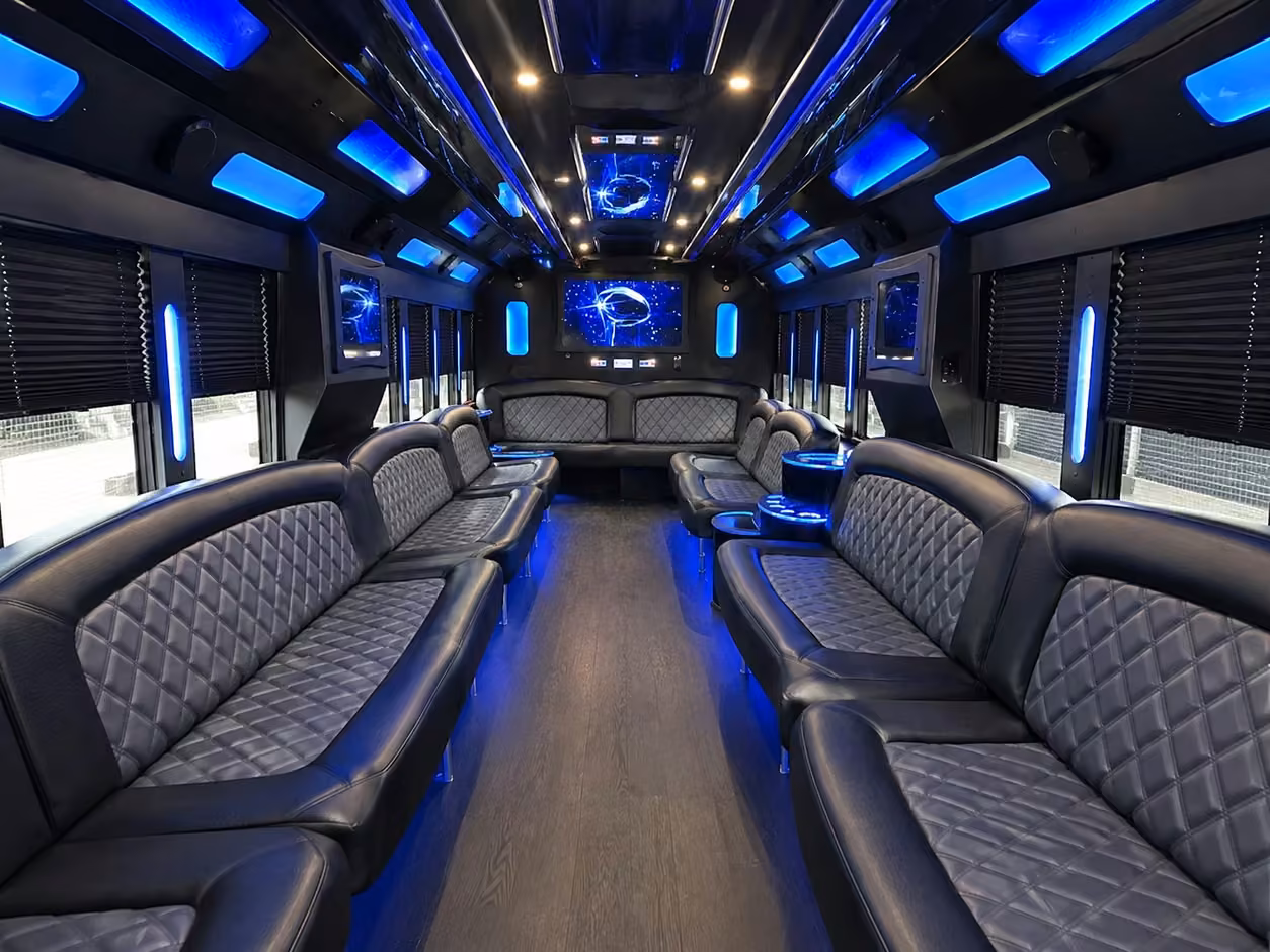 baton rouge party bus interior