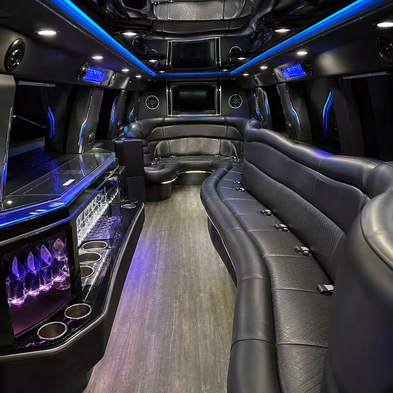 hummer limo interior