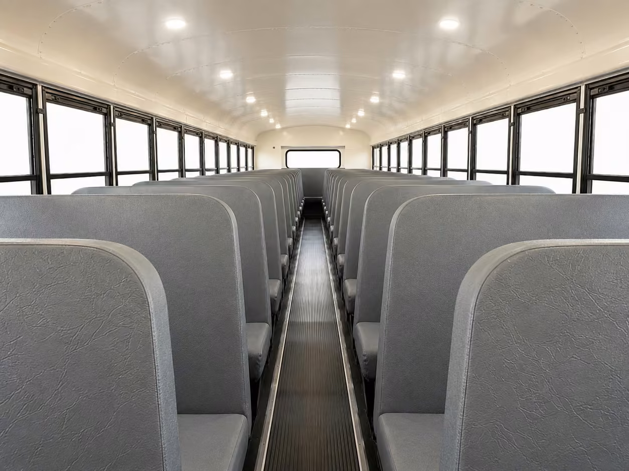 school bus interior